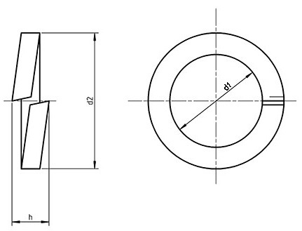 norm-genau DIN127B Federring DIN 127B Federring