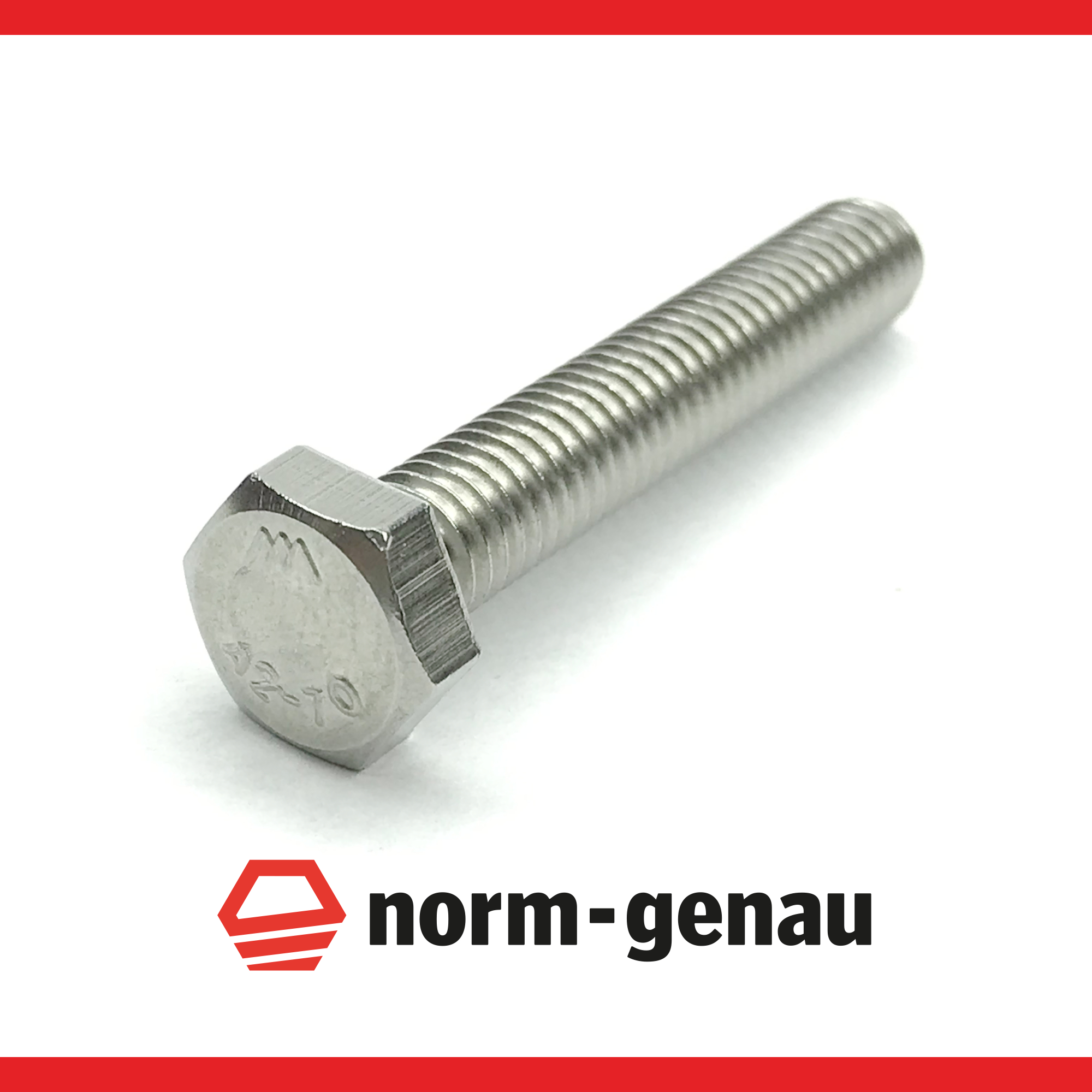 Sechskantschraube DIN 933 - M5x20 mm - Edelstahl V2A 1 Stk.