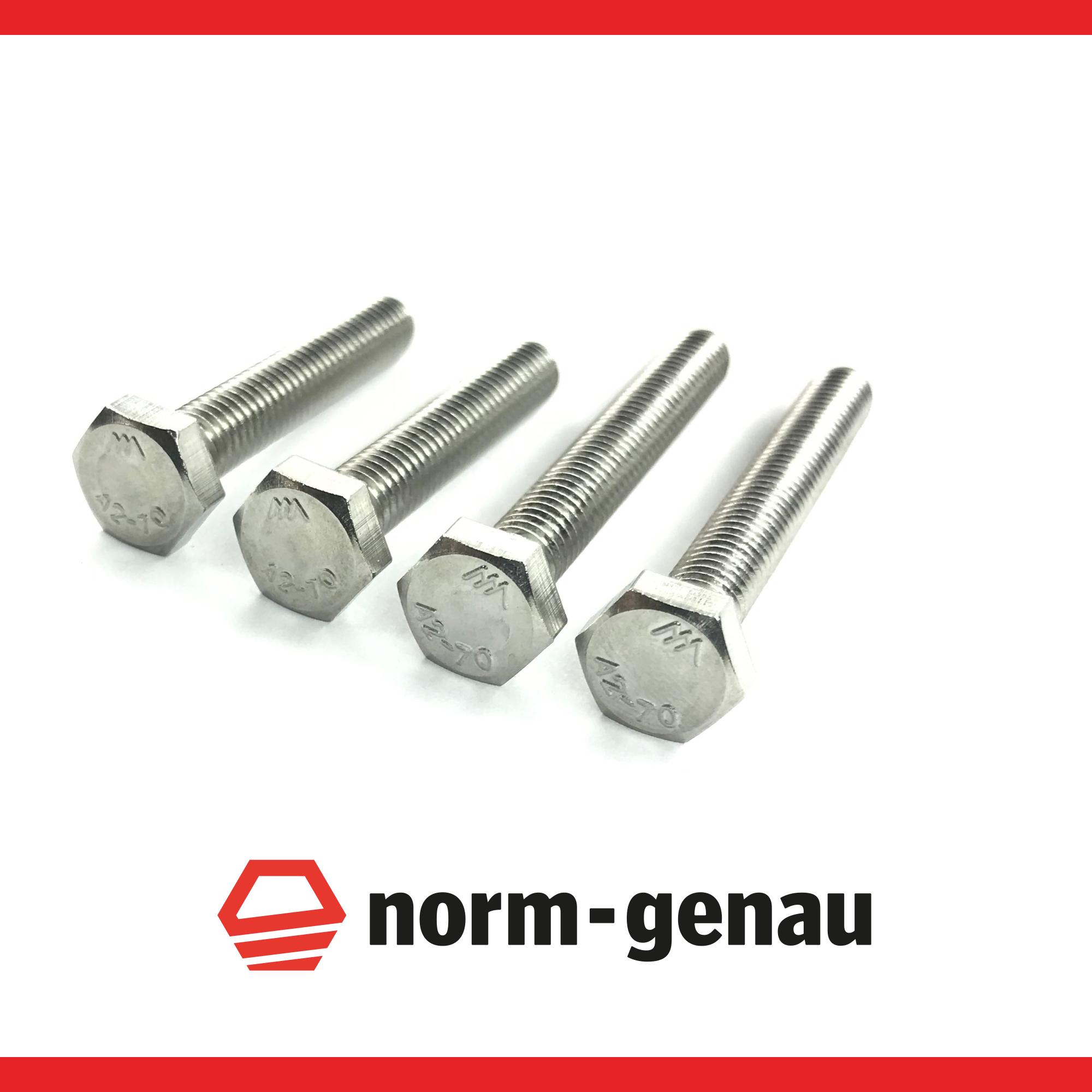 Sechskantschraube DIN 933 - M5x20 mm - Edelstahl V2A 1 Stk.